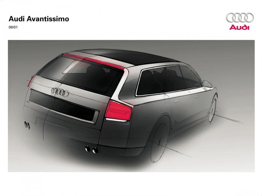 Эскиз Audi Avantissimo Concept 2001 года  (фото 27 из 29)